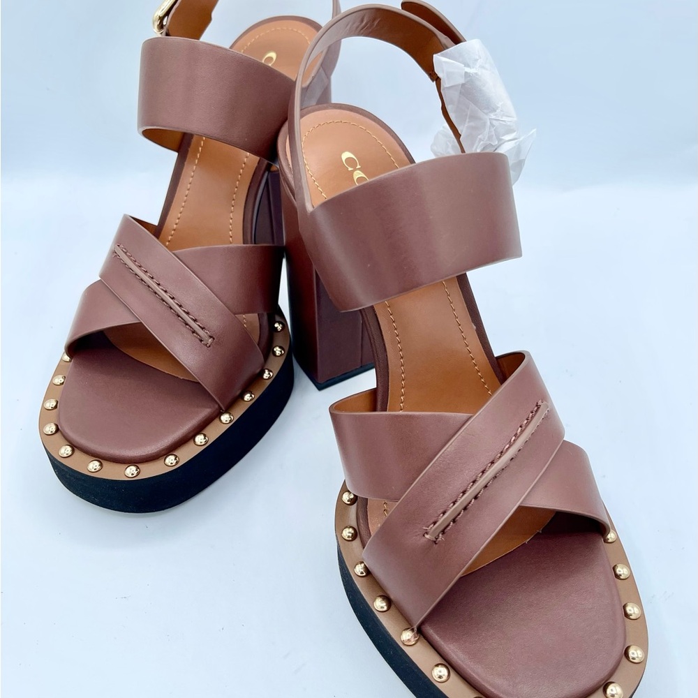 Brand New Coach Platform Sandals with Chunky Heel  Size 9.5B - Picture 9 of 15